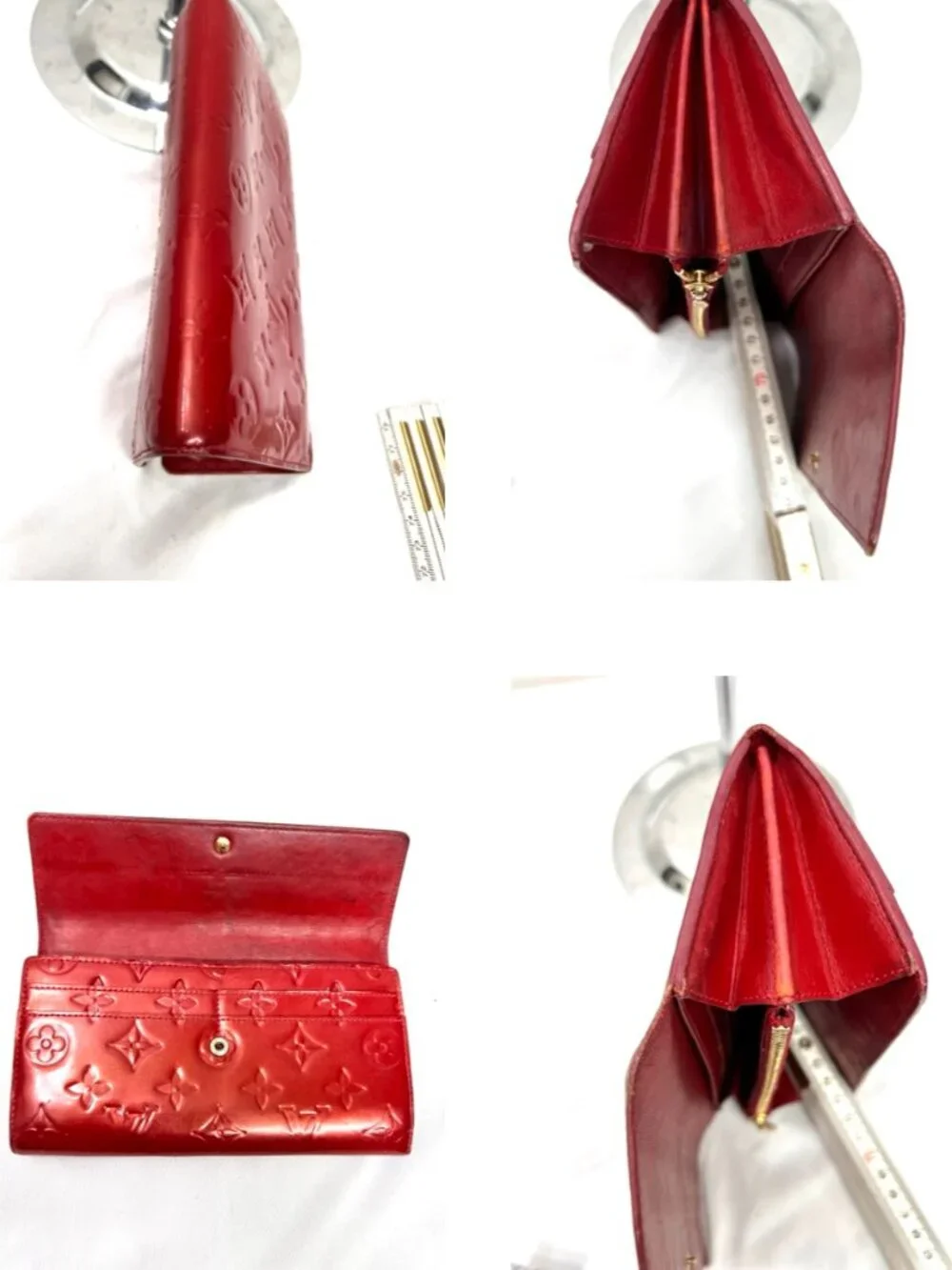 LOUIS VUITTON Vernis Portefeuille Bifold Wallet +FREE P. Ellis Kerchief (14